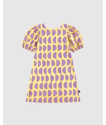 Vestido Infantil Midi Reto Estampa Abstrata Em Algodão Malwee Kids