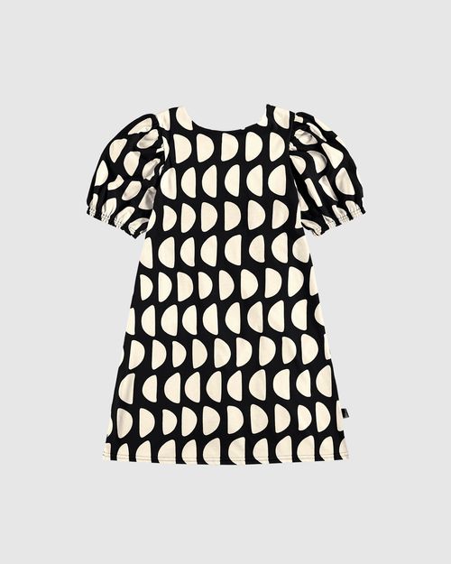 Vestido Infantil Midi Reto Estampa Abstrata Em Algodão Malwee Kids