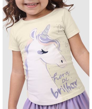 Conjunto Infantil Menina Hora De Brilhar - Carnaval Malwee Kids