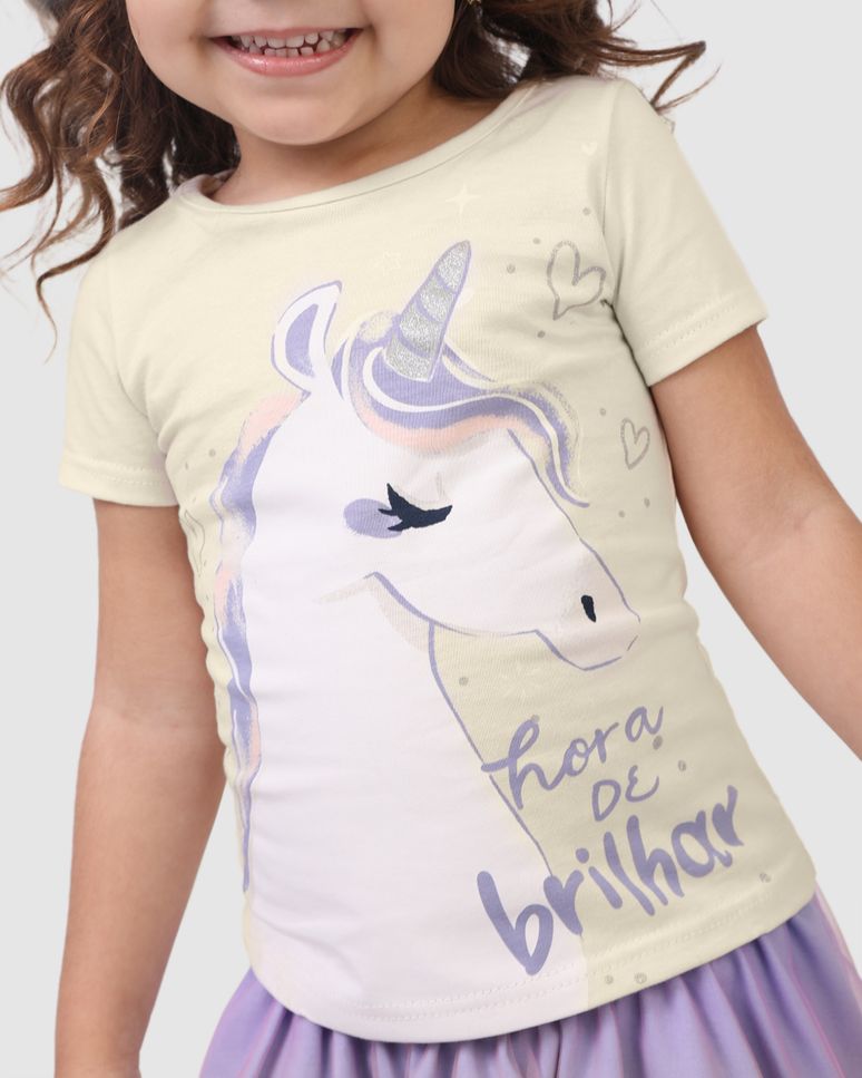 Conjunto Infantil Menina Hora De Brilhar - Carnaval Malwee Kids