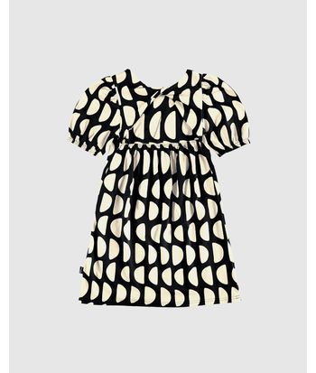 Vestido Infantil Midi Reto Estampa Abstrata Em Algodão Malwee Kids