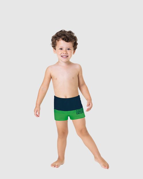 Sunga Boxer Infantil Menino Em Malha UV50+ Malwee Kids