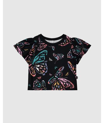 Blusa Infantil Menina Ampla Estampada Em Algodão Malwee Kids