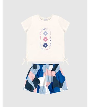 Conjunto Infantil Menina Do What Makes Happy Malwee Kids