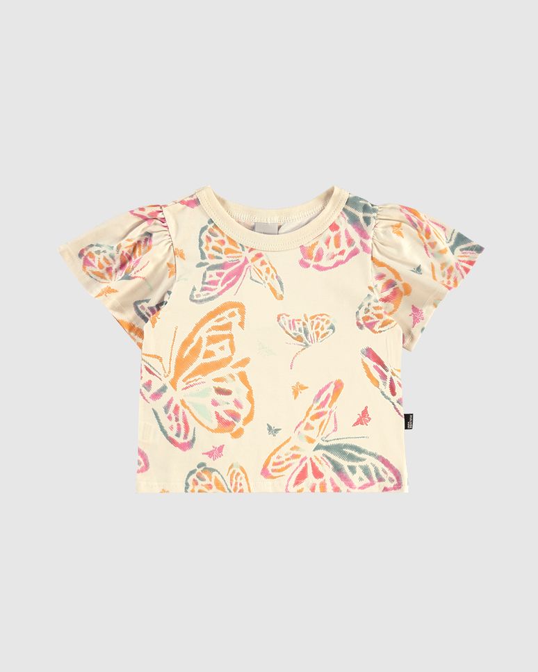 Blusa Infantil Menina Ampla Estampada Em Algodão Malwee Kids