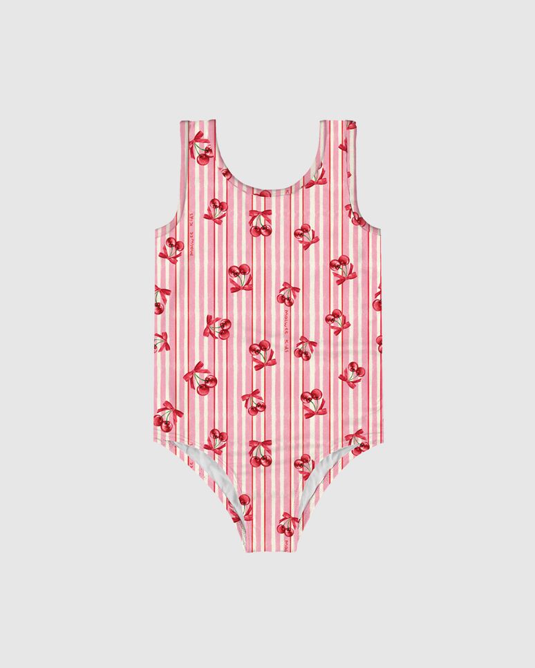 Maiô Infantil Menina Estampado Em Malha UV50+ Malwee Kids
