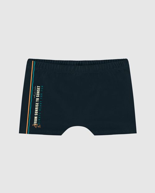 Sunga Boxer Infantil Menino Em Malha UV50+ Malwee Kids