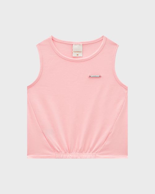Conjunto Menina Blusa E Saia Midi Em Tule - Carinhoso
