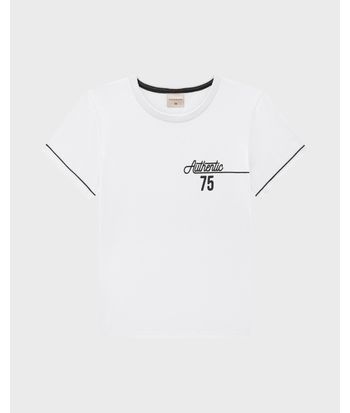 Conjunto Menino Camiseta Authentic 75 Em Algodão - Carinhoso