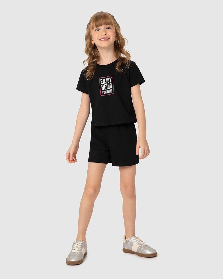 Conjunto Infantil Menina Enjoy Being Yourself Malwee Kids
