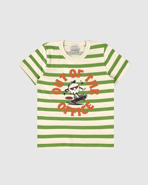 Camiseta Infantil Menino Listrada Out Of The Office Em Algodão Malwee Kids