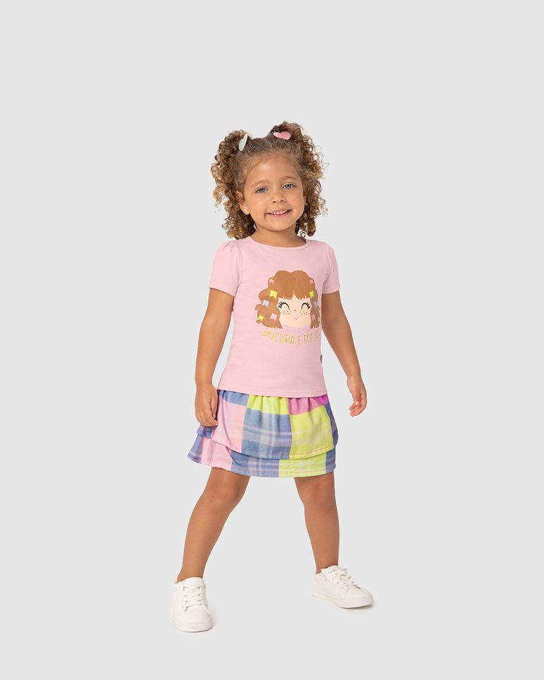 Conjunto Infantil Menina Doçura E Fofura Malwee Kids