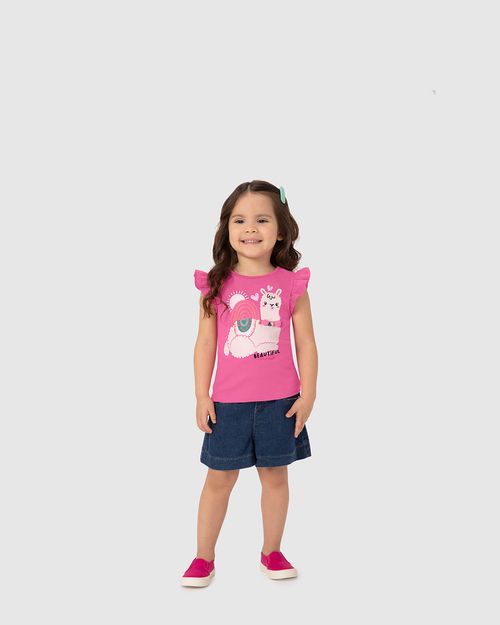 Blusa Infantil Menina Beautiful Sunset Em Algodão Malwee Kids
