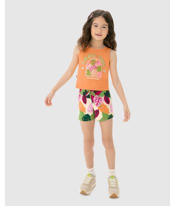 Conjunto Infantil Meina Good Time For Girls Malwee Kids