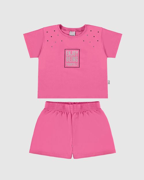 Conjunto Infantil Menina Enjoy Being Yourself Malwee Kids
