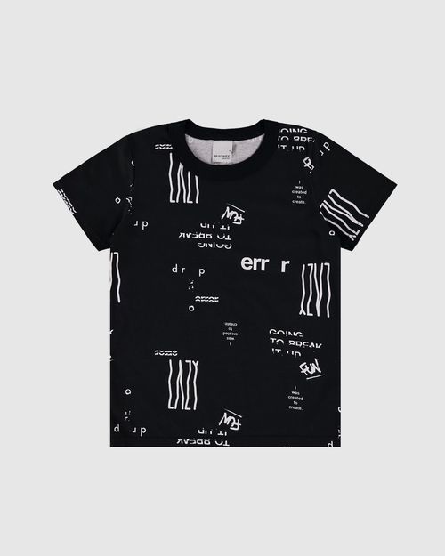 Camiseta Infantil Menino Estampada Em Algodão Malwee Kids