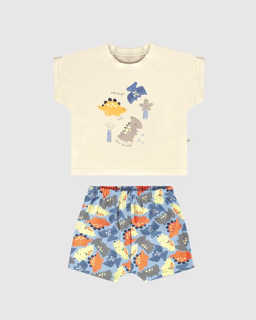 Conjunto Infantil Menino Amor De Bebê Em Algodão Malwee Kids