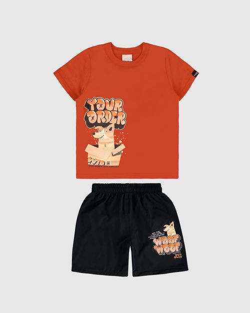 Conjunto Infantil Menino Your Order Has Arrived Malwee Kids