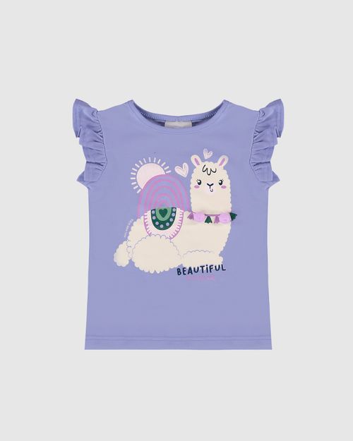 Blusa Infantil Menina Beautiful Sunset Em Algodão Malwee Kids