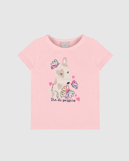 Blusa Infantil Menina Dia De Passeio Em Algodão Malwee Kids