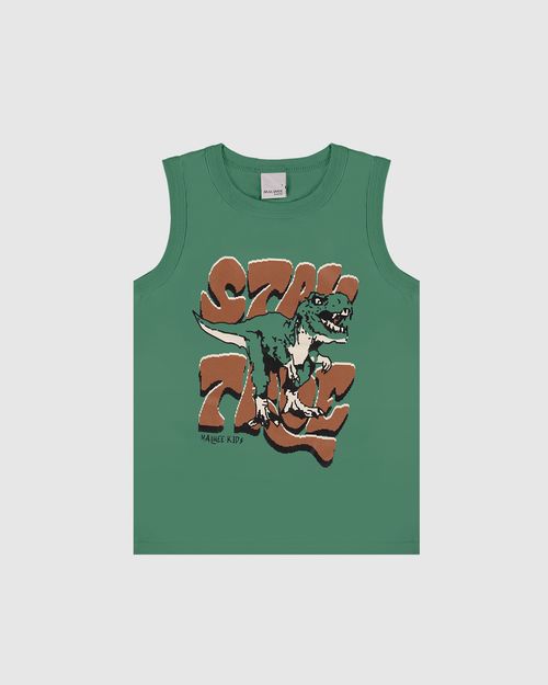 Regata Infantil Menino Stay True Em Algodão Malwee Kids