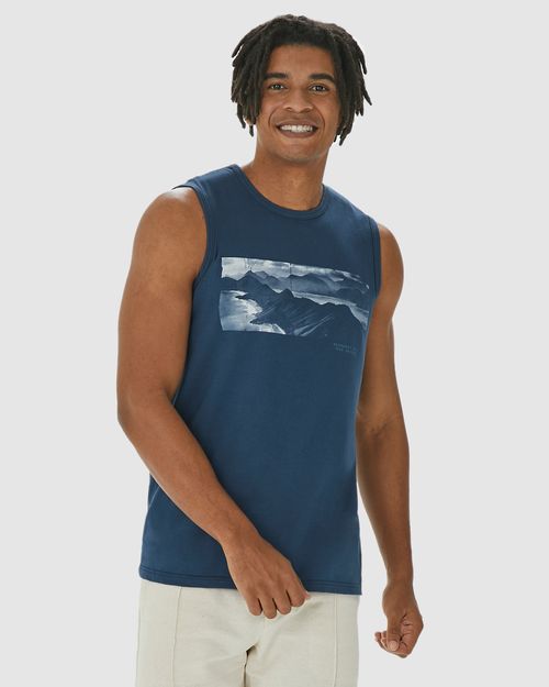 Regata Masculina Reconnect With Your Origins Em Algodão
