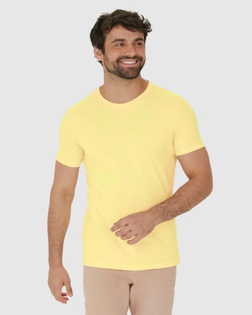 Camiseta Masculina Estampa Na Lateral Em Algodão