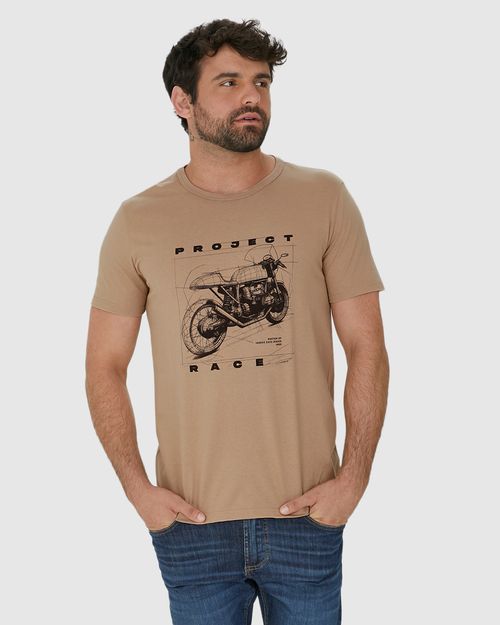 Camiseta Masculina Project Race Em Algodão