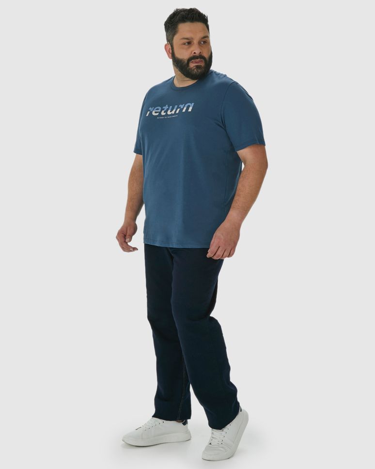 Camiseta Masculina Plus Size Return To Your Roots Em Algodão