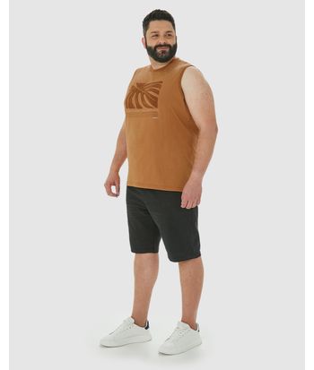 Regata Masculina Plus Size Atlantic Forest Em Algodão