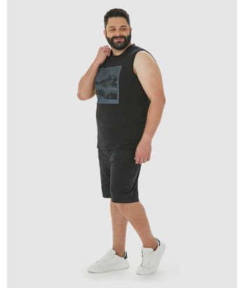 Regata Masculina Plus Size Memories Of Brazil Em Algodão