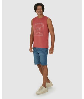 Regata Masculina Fabric Process Em Algodão