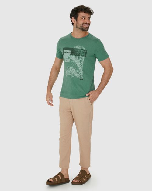 Camiseta Masculina Sustainability Return To Origins Em Malha Botonê