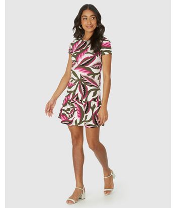Vestido Feminino Marias Estampado Em Viscose Stretch
