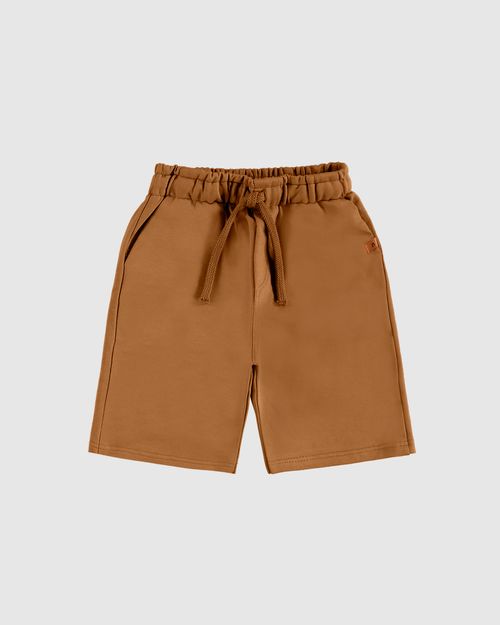 Bermuda Menino Comfort Em Moletom Stretch - Carinhoso
