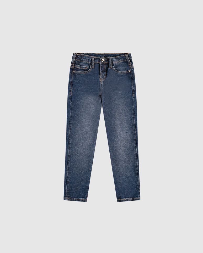Calça Menino Skinny Em Jeans Super Elastano - Carinhoso