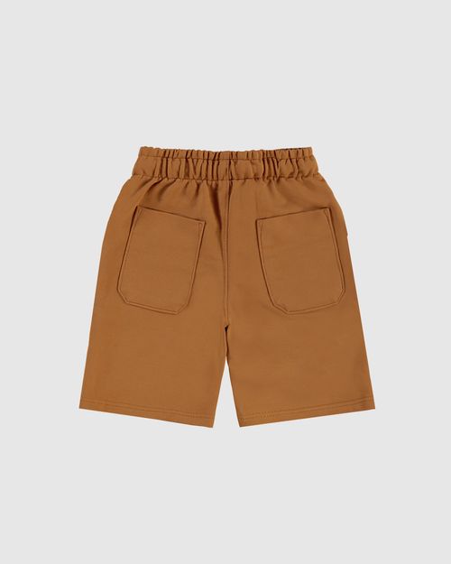 Bermuda Menino Comfort Em Moletom Stretch - Carinhoso