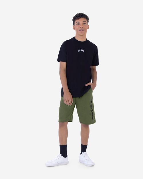 Bermuda Menino Estampa Urban Culture Em Moletom Malwee Kids