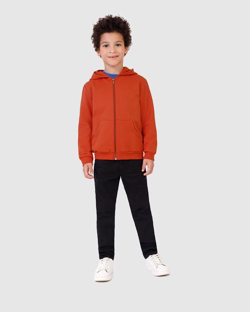 Calça Infantil Menino Skinny Cintura Média Sarja Com Elastano Malwee Kids