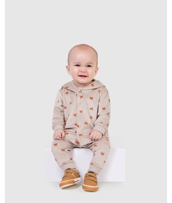 Conjunto Infantil Menino Jaqueta + Calça Saruel Em Malha Plush Malwee Kids