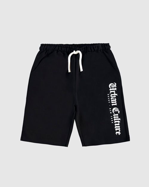 Bermuda Menino Estampa Urban Culture Em Moletom Malwee Kids