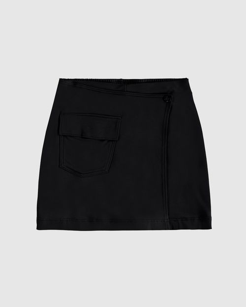 Shorts Infantil Menina Amplo Bolso Cargo Em Moletinho De Viscose Malwee Kids