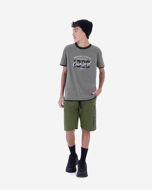 Camiseta Menino American Streets Em Algodão Malwee Kids