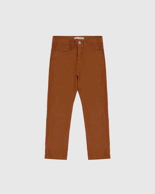 Calça Infantil Menino Skinny Cintura Média Sarja Com Elastano Malwee Kids