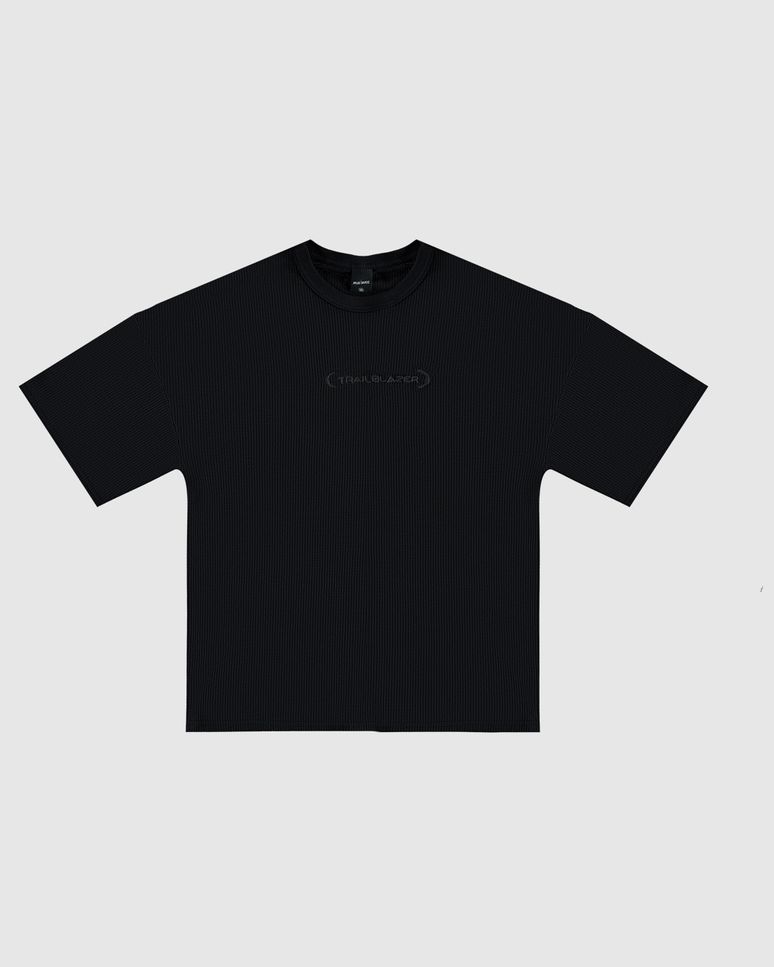 Camiseta Menino Oversized Bordado Frontal Em Malha Texturizada Malwee Kids