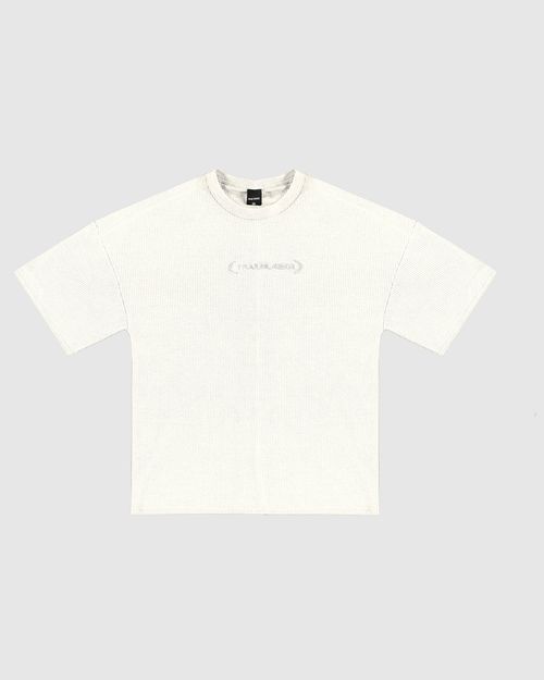 Camiseta Menino Oversized Bordado Frontal Em Malha Texturizada Malwee Kids