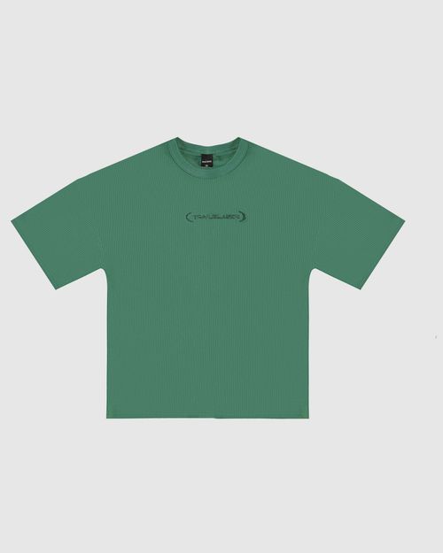 Camiseta Menino Oversized Bordado Frontal Em Malha Texturizada Malwee Kids