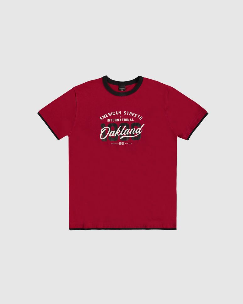 Camiseta Menino American Streets Em Algodão Malwee Kids