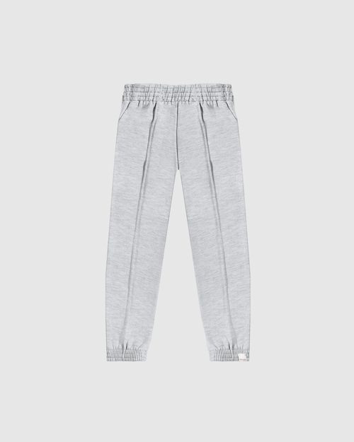 Calça Infantil Unissex Jogger Em Moletom Comfy Flanelado Malwee Kids