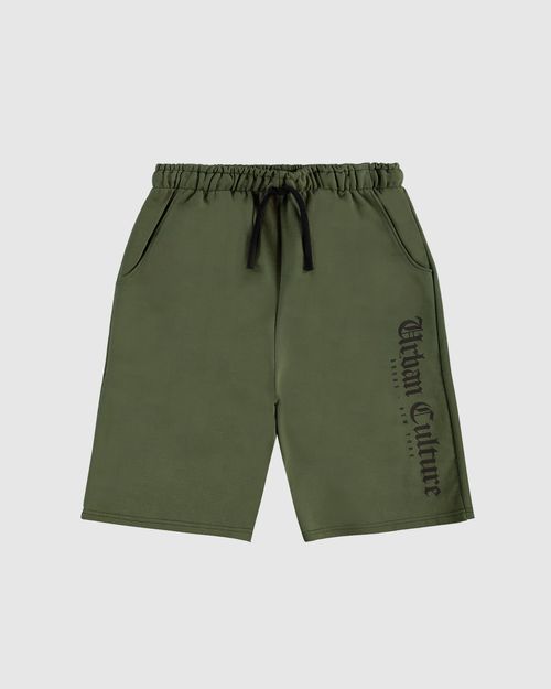 Bermuda Menino Estampa Urban Culture Em Moletom Malwee Kids